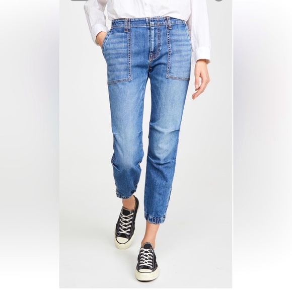 NILI LOTAN Cropped Military Pant - Picture 1 of 13